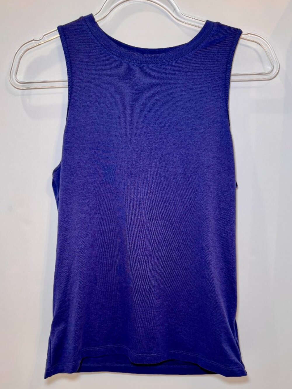 Fabletics Purple Open Back Workout Tank Top Sleeveless Athletic Activewear Women